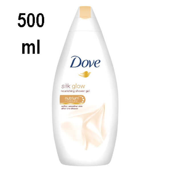 Dove Silk Glow Shower Gel, 500ml
