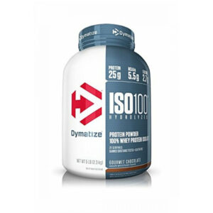 Dymatize Nutrition ISO 100 Gourmet Chocolate, 5lbs