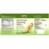 GNC American Ginseng 400mg Capsule, 90caps - Image 2