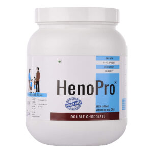 HenoPro Nutrition Sugar Free Double Chocolate Flavour Powder, 400gm