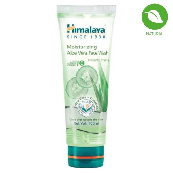 Himalaya Herbals Moisturizing Aloe Vera Face Wash, 100ml