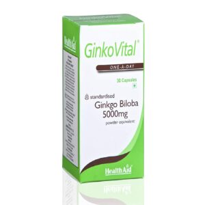 Health Aid Ginko Vital Ginkgo Biloba 5000mg capsule, 30caps