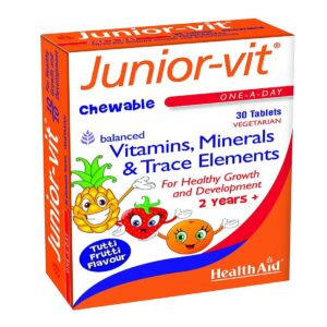 Health Aid Juniorvit Chewable, 30tabs