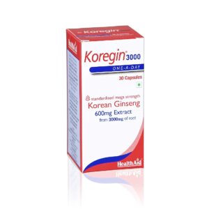 Health Aid Korean Ginseng 600mg, 30caps