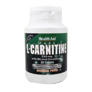 Health Aid L-Carnitine 550Mg Tablet, 30tabs