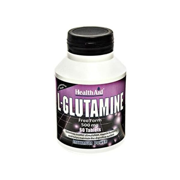 Health Aid L-Glutamine 500mg, 60tabs