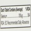 Health Aid Selenium 200mcg, 60tabs - Image 8