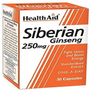 Health Aid Sibergin Ginseng 250mg, 30caps