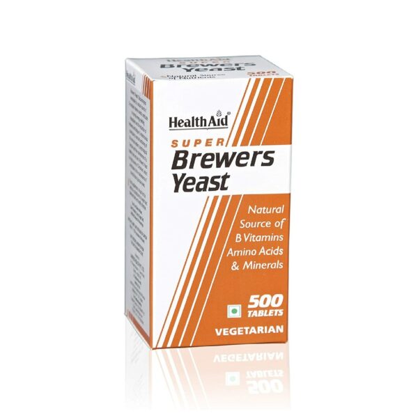 Health Aid Super Brewers Yeast, 500tabs
