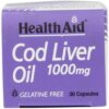 Health Aid Cod Liver Oil 1000mg capsule, 30caps - Image 6