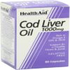 Health Aid Cod Liver Oil 1000mg capsule, 60caps - Image 4