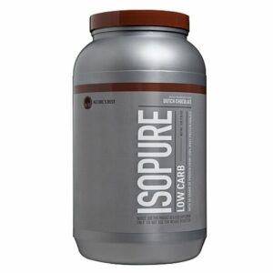 Isopure Low Carb 100% Whey Protein Isolate Dutch Chocolate Powder, 3lbs