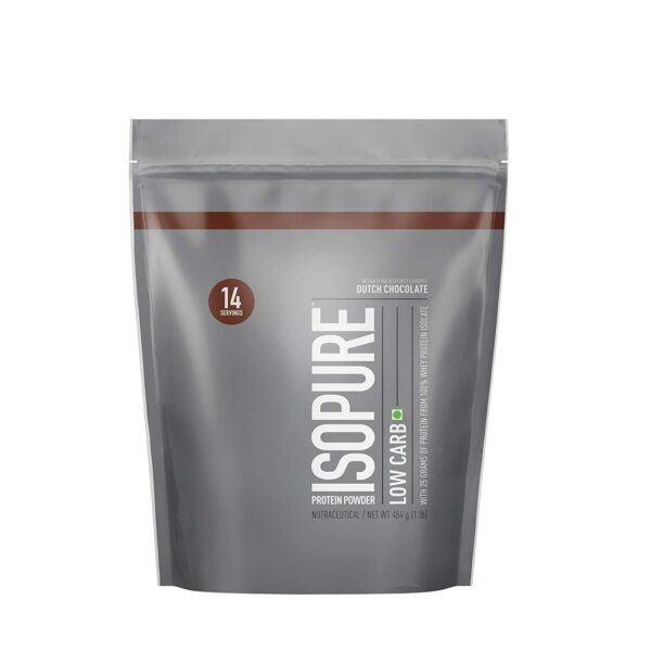 Isopure Low Carb 100% Whey Protein Isolate Chocolate Powder, 1lbs