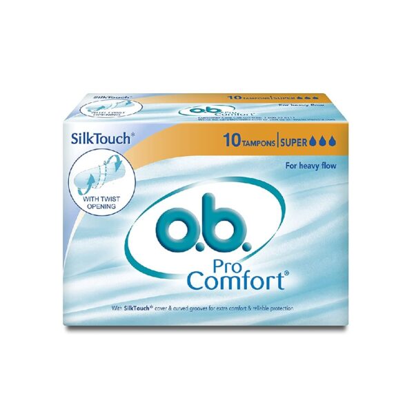 O.B. Pro Comfort Tampons Super Heavy Flow, 10pcs