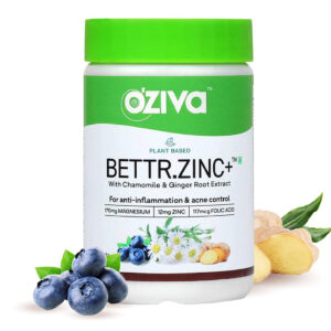 Oziva Plant Based Better Zinc + Capsule, 60cap
