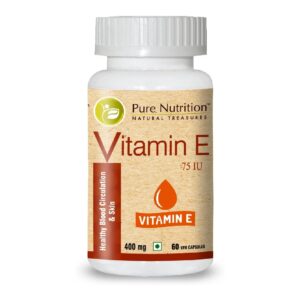 Pure Nutrition Vitamin E 75IU capsule, 60caps