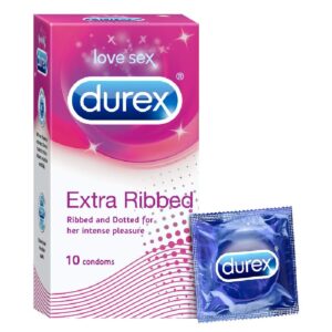 Durex Extra Ribbed, 10pcs