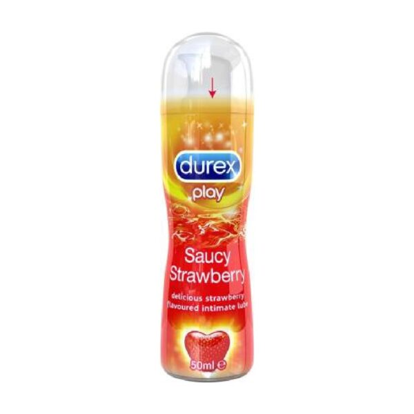 Durex Play Saucy Strawberry Lube, 50ml