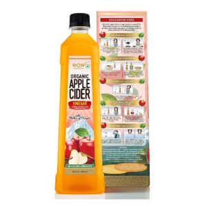 WOW Organic Apple Cider Vinegar, 400ml