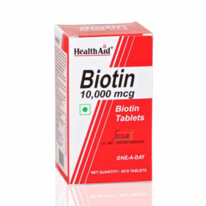 HealthAid Biotin 10000mcg, 60tabs