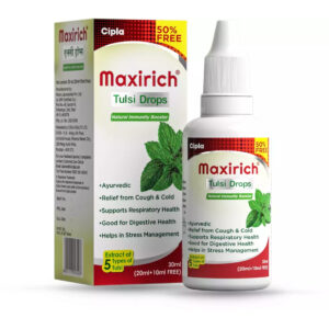 Maxirich Tulsi Drops, 30ml