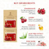 Khadi Essentials Pomegranate Sheet Mask, 25ml - Image 2