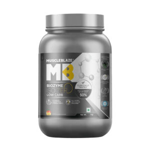 MuscleBlaze Biozyme Iso Zero Low Carb Ice Cream Chocolate, 1kg