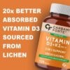 Carbamide Forte Vitamin D3 K2 - Mk7, Lichen Source With Vitamin K2 Mk7, 120tabs - Image 4