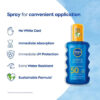 Nivea Sun Protect & Dry Touch SPF 50 Invisible Spray, 200ml - Image 2