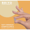 Briyo Vitamin D3 2000 IU Chewable, 90tabs - Image 3