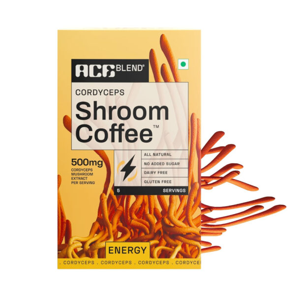 Ace Blend Cordyceps Shroom Coffee (Energy), 5sachets