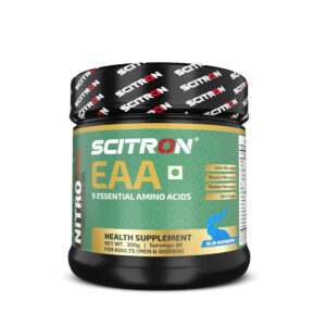 Scitron EAA 9 Essential Amino Acids (Blue Raspberry), 300gm