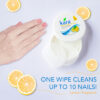 Kara Nail Polish Remover Wipes (Lemon), 30pcs - Image 4