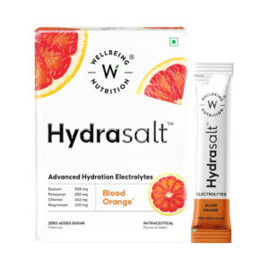 Wellbeing Nutrition HydraSalt Electrolyte Drink Blood Orange Flavor, 90gm